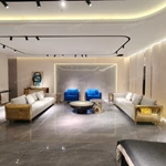 Artistic Luxury Living Room Sofa Set with Hand-Hammered Gold Stainless Steel Frame & Pleated Velvet Upholstery
